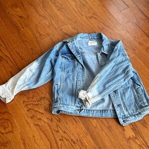 Bleached Dipped Denim Jacket